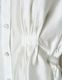 Bundled Tuck Blouse / white
