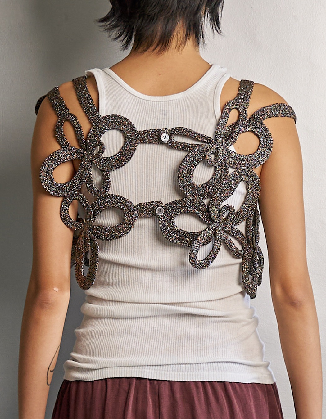 RUMCHE フラワーハーネス Flower Bond Yarn Harness / silver | GOODS | RUMCHE OFFICIAL