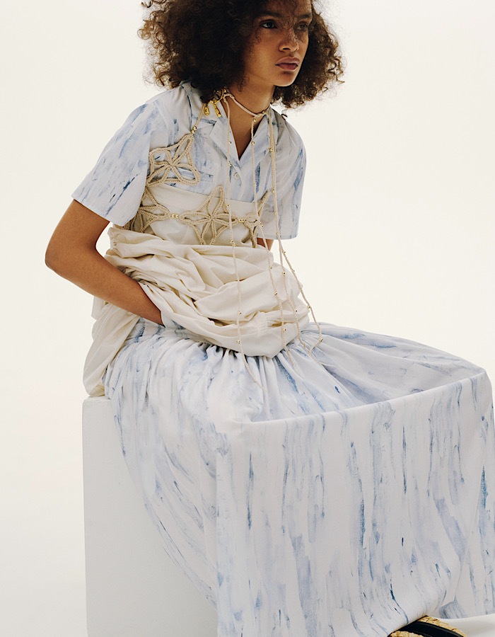 "Cloud" Dress / white