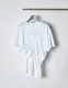 Bundled Tuck Cutsew Tops / white