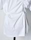 Bundled Tuck Cutsew Tops / white