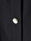 Piping Gathered Shirt Dress / black