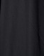 Piping Gathered Shirt Dress / black