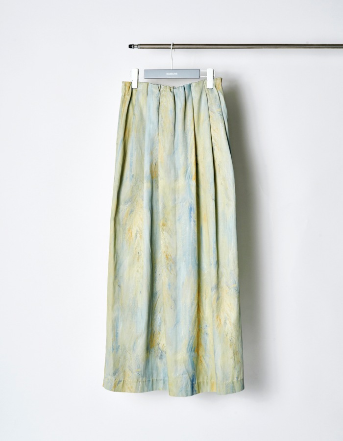 "Abundant Rice" Skirt / multi