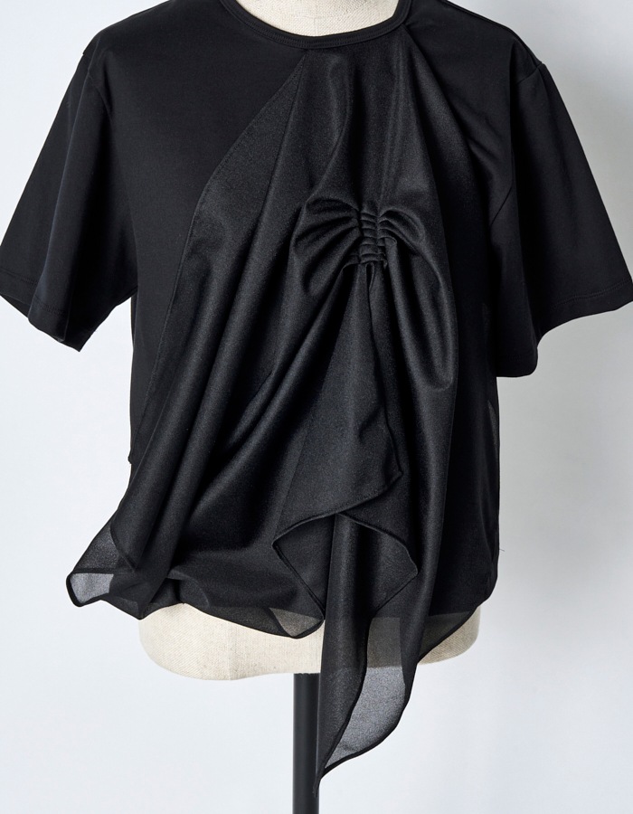 Tuck Chief Cutsew Tops / black