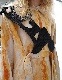 Earth Print Shirt Dress / beige