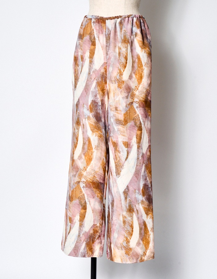 Wing Print Trousers / pink