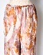 Wing Print Trousers / pink