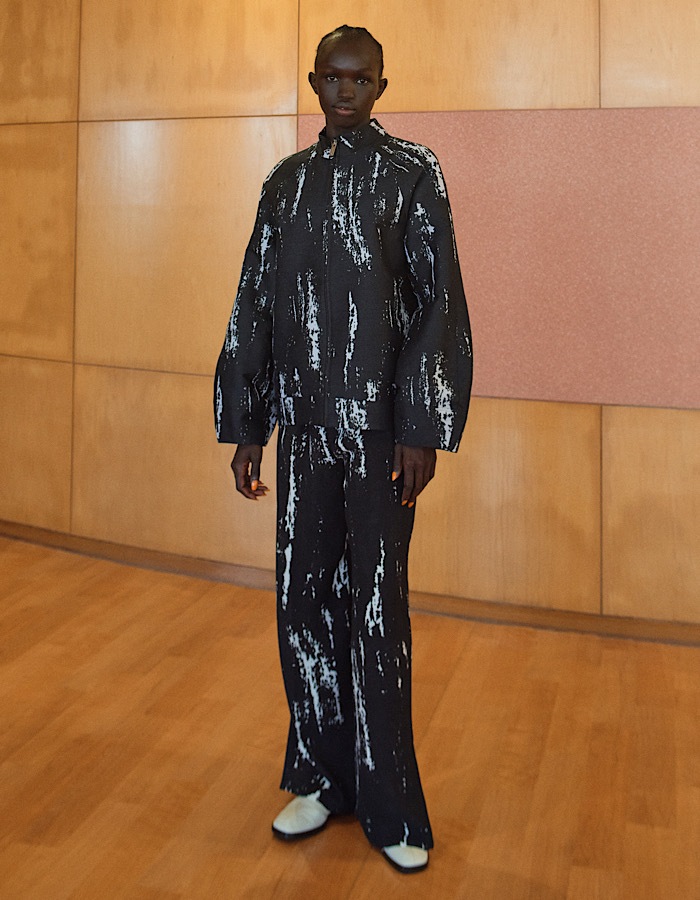 パンツ RUMCHE Woodpecker Print Trousers Woodpecker Print Trousers / black | BOTTOMS,PANTS | RUMCHE