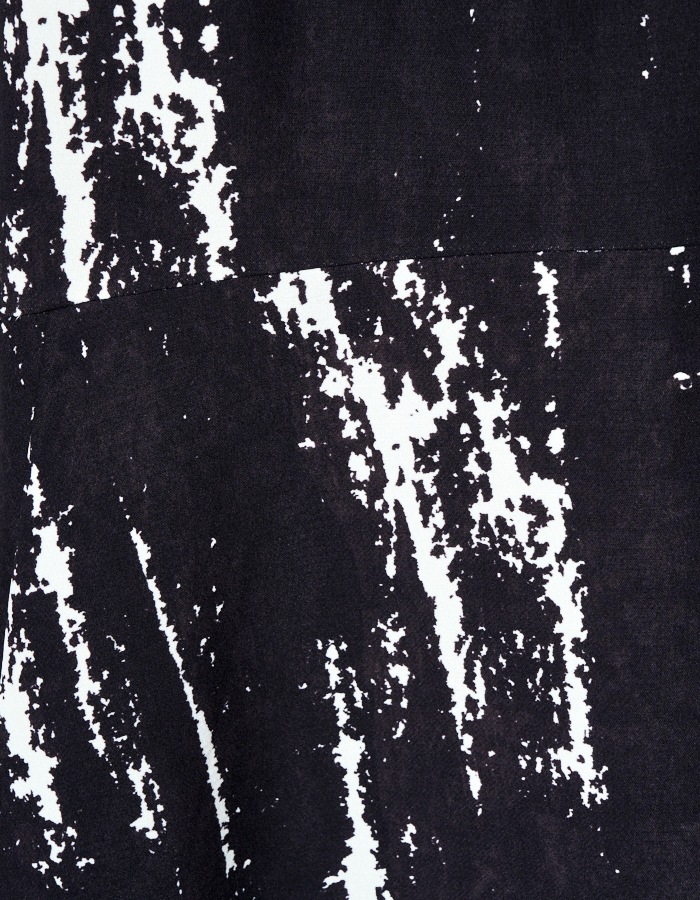 Woodpecker Print Trousers / black