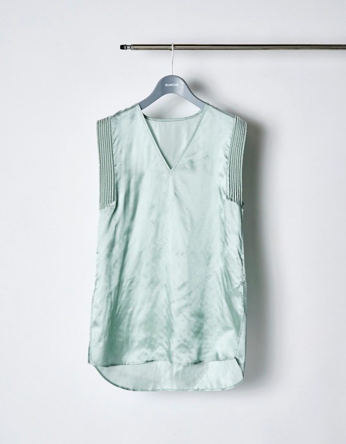 Viscose Sleeveless Tops / mint