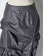 Bundled Tuck Skirt / gray