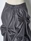 Bundled Tuck Skirt / gray