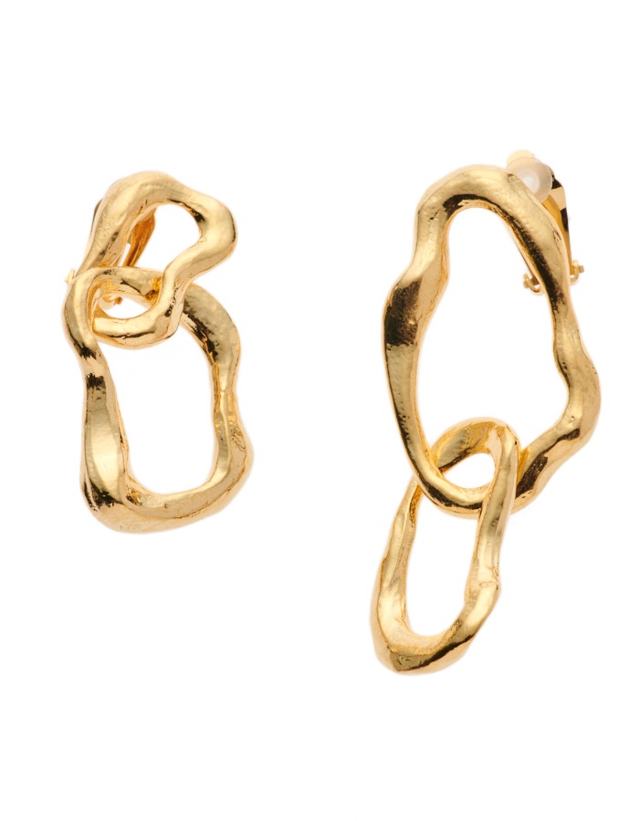 Bumpy Earrings / gold