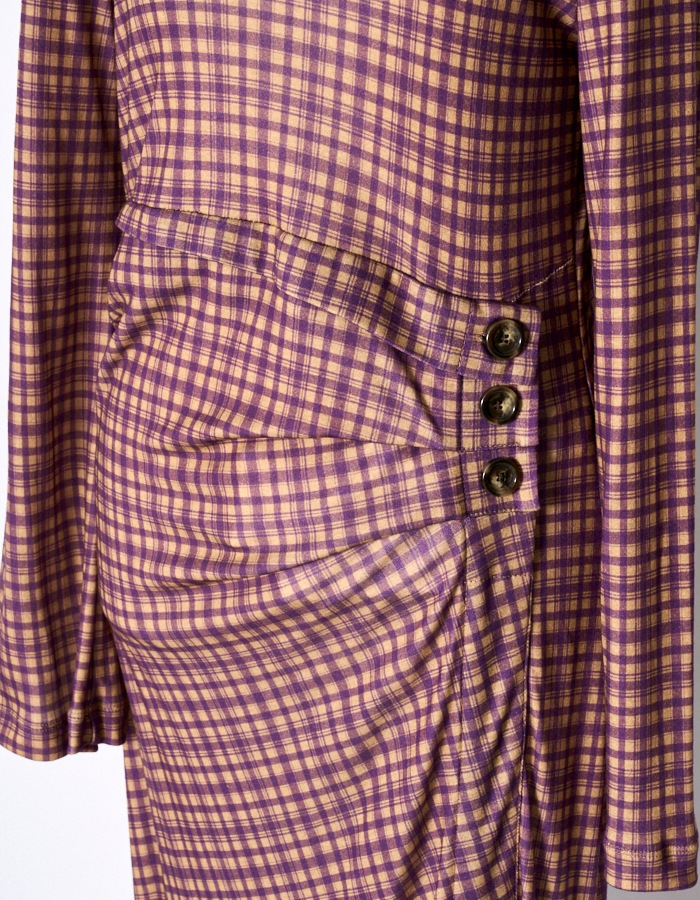 Venus Cutsew Dress / purple