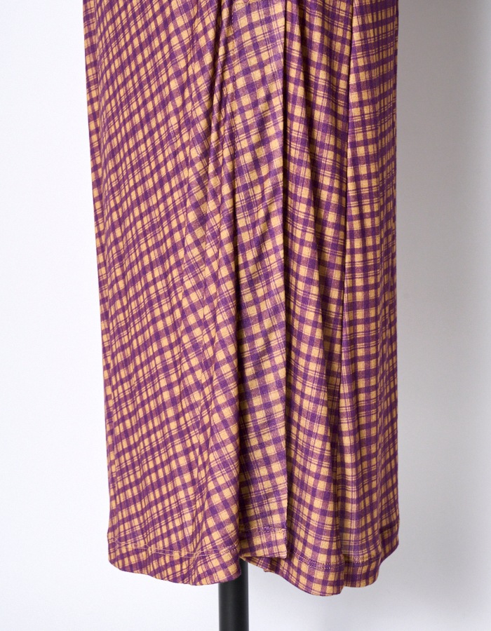 Venus Cutsew Dress / purple