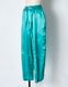 Tapa Pattern Embroidery Trousers / green