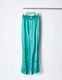 Tapa Pattern Embroidery Trousers / green