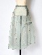 Dot Embroidery Sheer Skirt / light gray