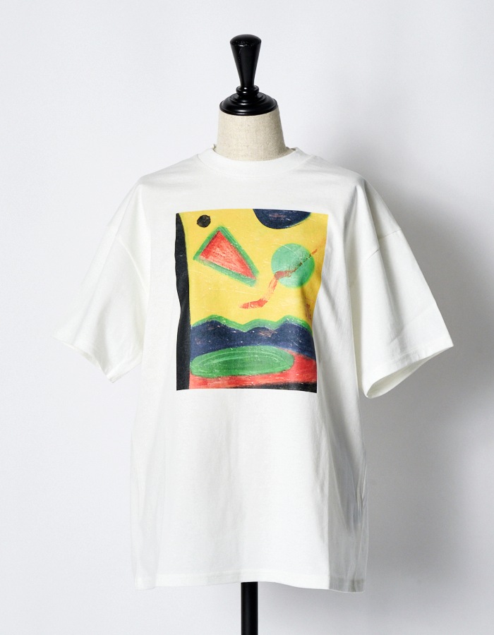 "Roy Taro" Art Print T-shirt / white