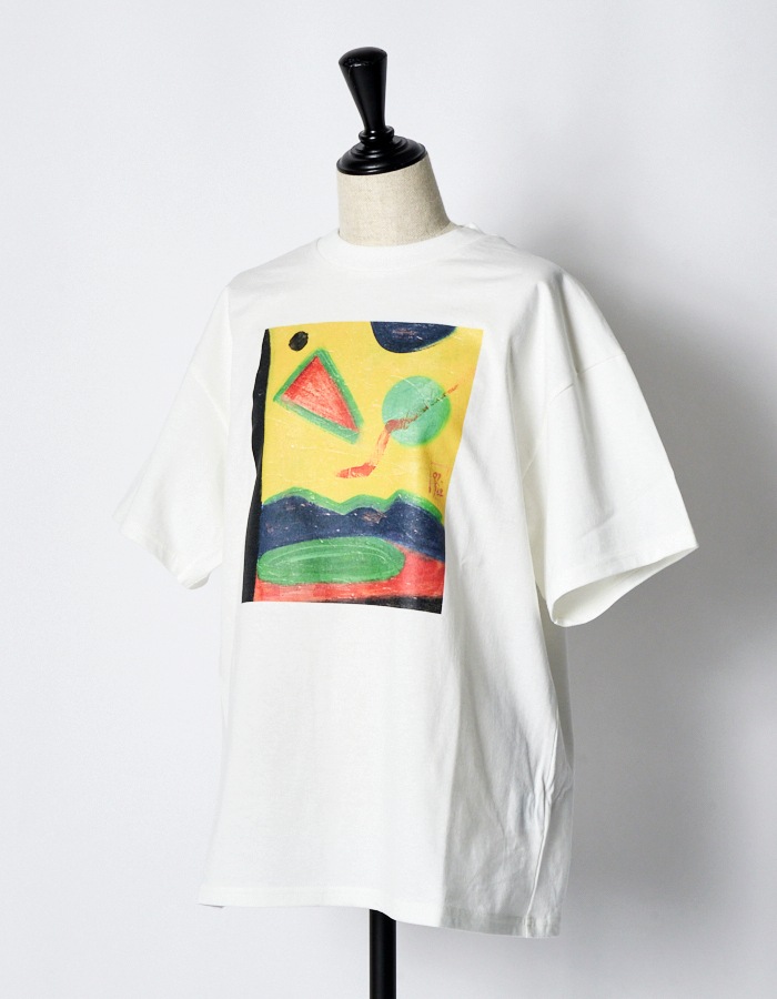 "Roy Taro" Art Print T-shirt / white