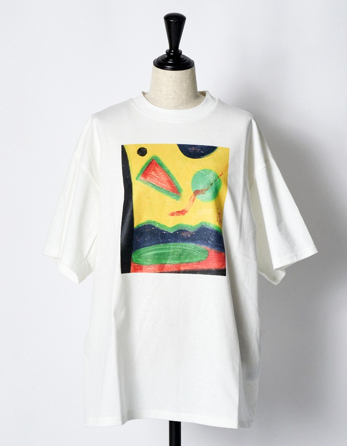 "Roy Taro" Art Print T-shirt / white