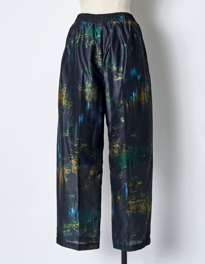 Corn Graphic Trousers / navy