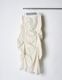 Bundled Tuck Skirt / off white
