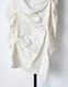 Bundled Tuck Skirt / off white