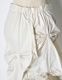 Bundled Tuck Skirt / off white