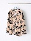 Abstract Paint Boa Jacket / beige