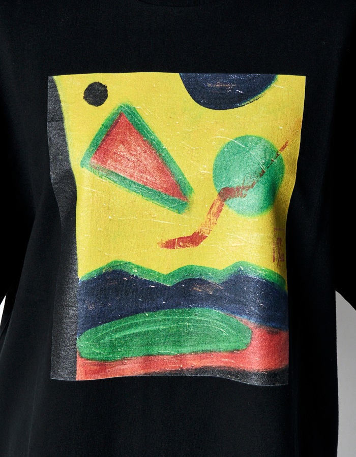 "Roy Taro" Art Print T-shirt / black