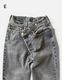 Remake Denim Trousers / black