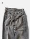 Remake Denim Trousers / black