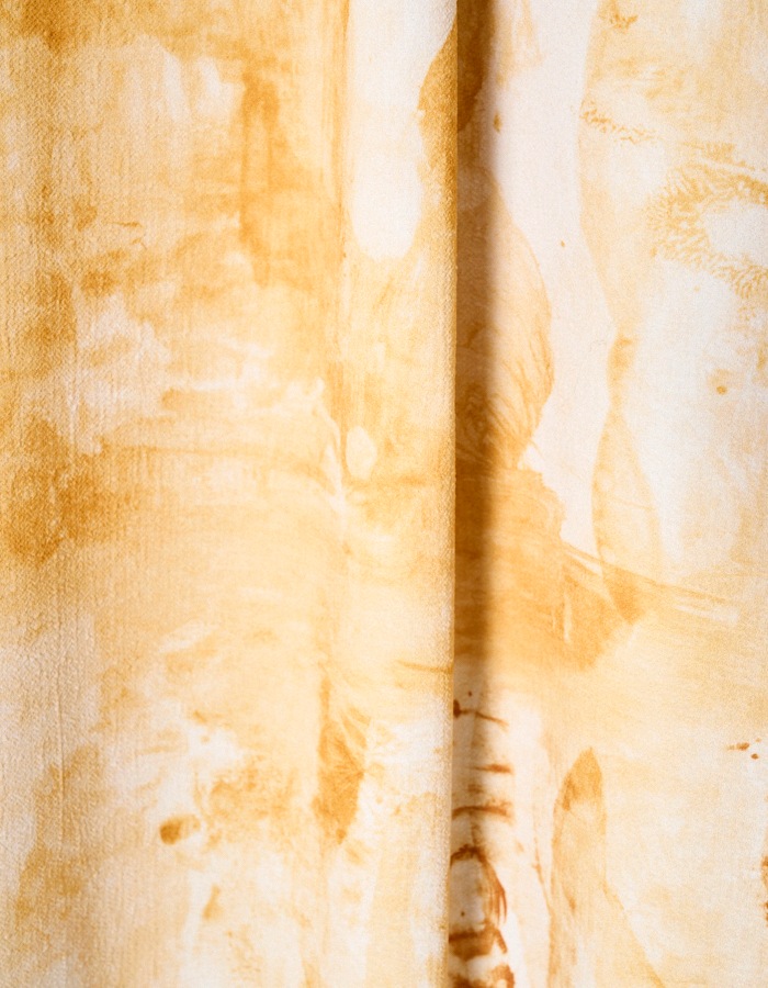 Earth Print Trousers / beige