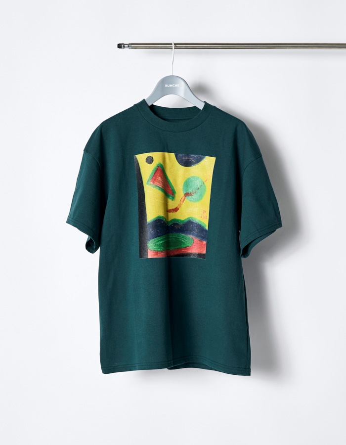"Roy Taro" Art Print T-shirt / green
