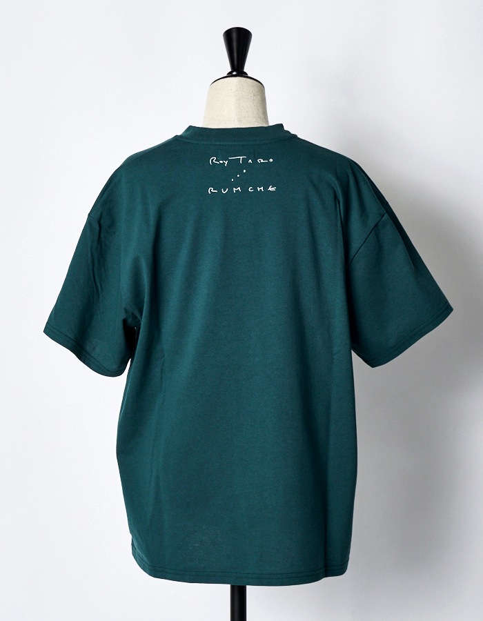 "Roy Taro" Art Print T-shirt / green