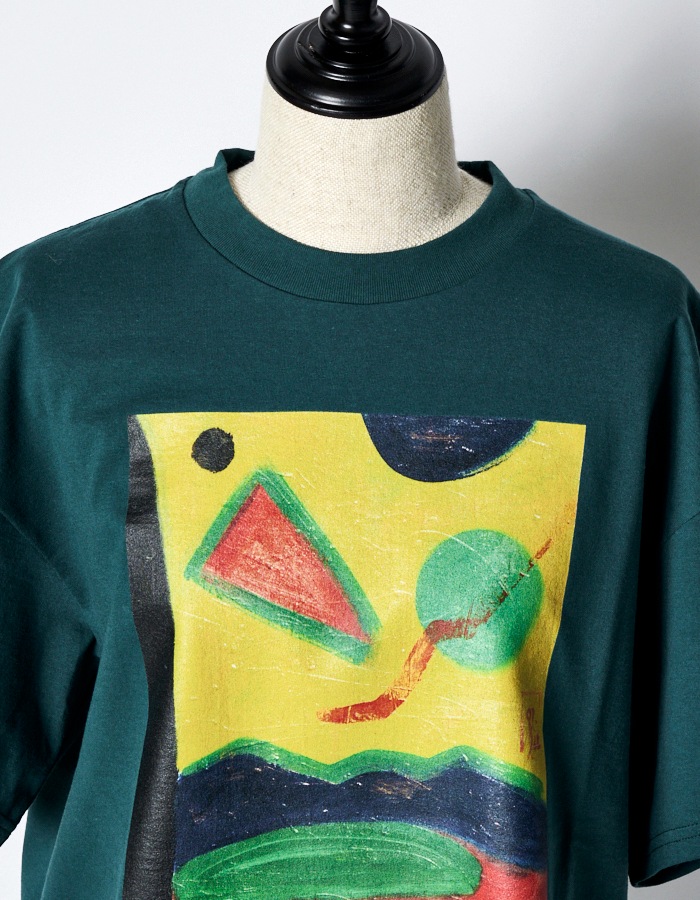 "Roy Taro" Art Print T-shirt / green