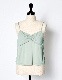Dot Embroidery Sheer Tops / light gray