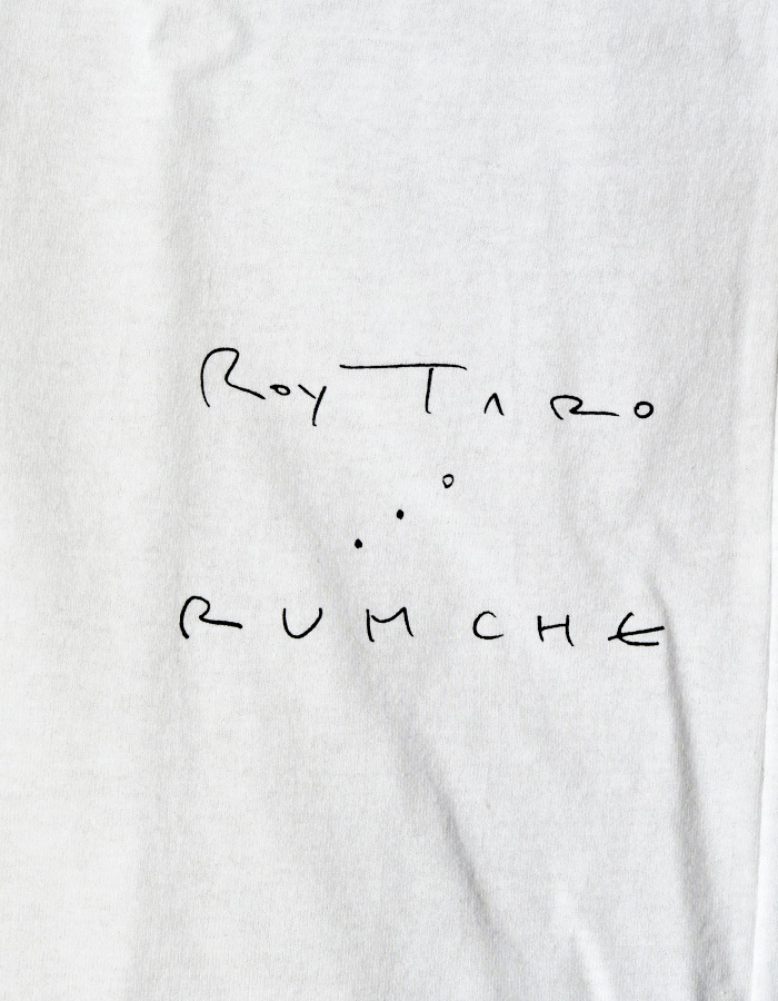 "Roy Taro" Art Print Long Sleeve T-shirt / white