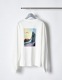 "Roy Taro" Art Print Long Sleeve T-shirt / white