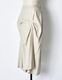 Layered Tuck Skirt / beige