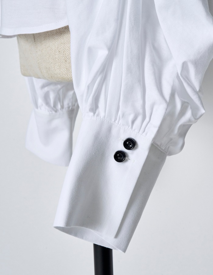 Curiosity Cotton Shirt / white