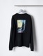 "Roy Taro" Art Print Long Sleeve T-shirt / black