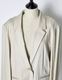 Layered Tuck Jacket / beige