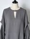 Curiosity Stripe Dress / gray