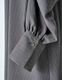 Curiosity Stripe Dress / gray