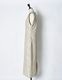 Spangled Stripe Dress / off white