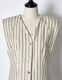 Spangled Stripe Dress / off white