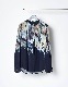 Wing Panel Print Shirt / navy